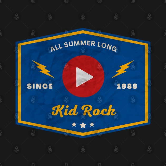 Kid Rock // Play Button by Blue betta