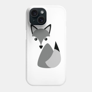 Cute Little Husky Dog Wolf Logo Illustration Phone Case