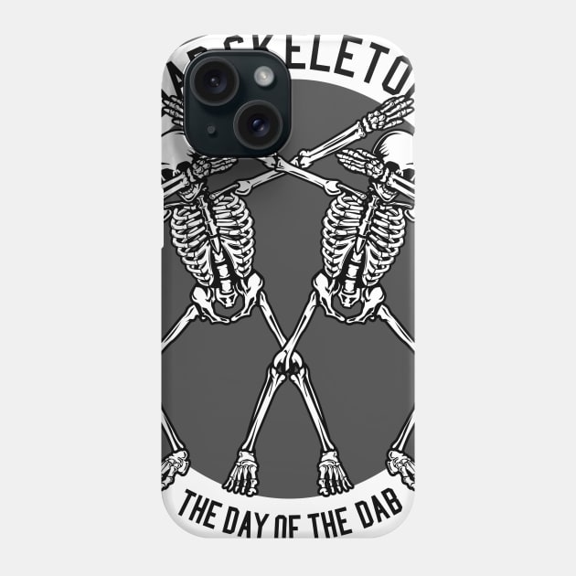 Skeleton Dab Phone Case by shohratkamalov