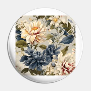 Shabby Chic Flowers Pattern 11 Pin