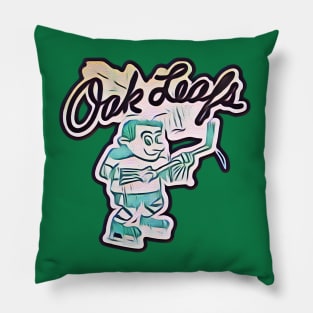 Des Moines Oak Leafs Hockey Pillow