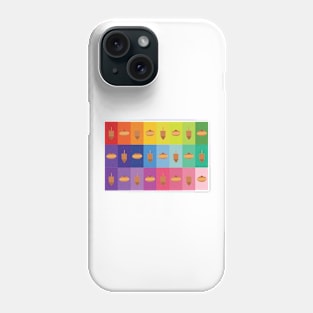 D&amp;D - Doughnuts and Dreidels Rainbow Grid Phone Case