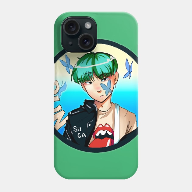 Suga BTS Run Phone Case by shikicraig