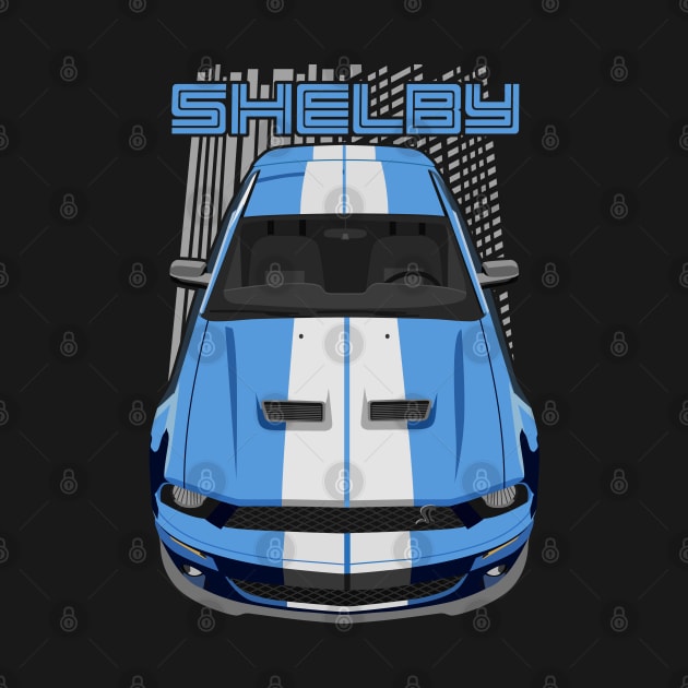 Mustang Shelby GT500 2007-2009-blue by V8social