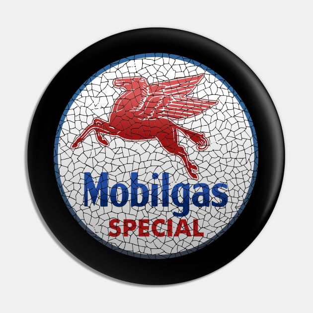 vintage oil mobil gas pegasus sign Pin by small alley co