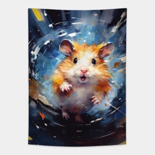 Hamster Art Tapestry