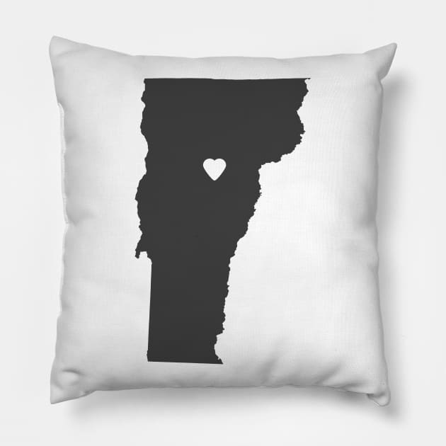 Vermont Love Pillow by juniperandspruce