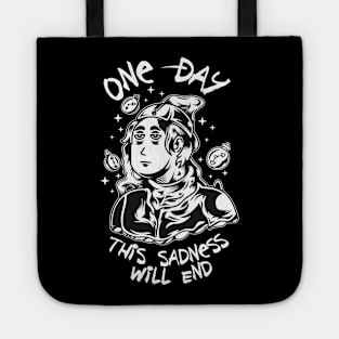 Melancholic Soul: Embrace the Tears Tote