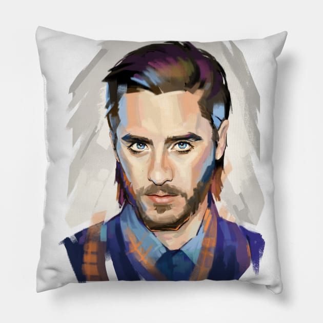 Jared Leto Pillow by ashmidt