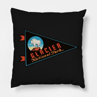 Glacier National Park Pennant Pillow