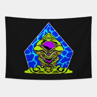 Alien Head Tapestry