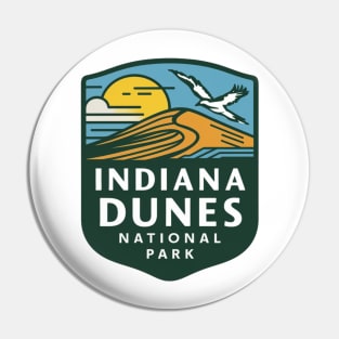 Indiana Dunes National Park Minimal Emblem Pin