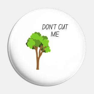 Don’t cut me tree conversation design Pin