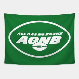 All Gas No Brake New York Jets Tapestry