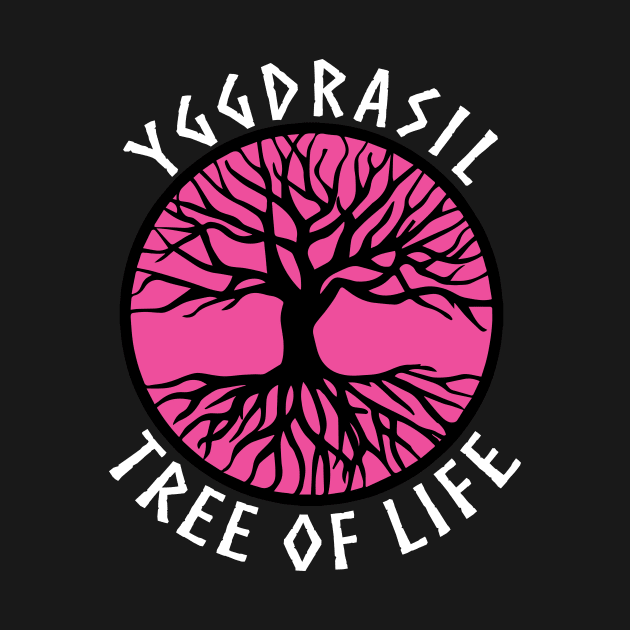 tree of life Yggdrasil Pink Valhalla Vikings by vikki182@hotmail.co.uk