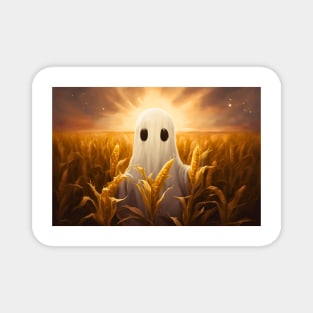 Cute Corn Field Ghost Magnet