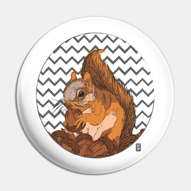 Squirrel Love Pin by geep44