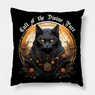 Cult of Divine purr Pillow