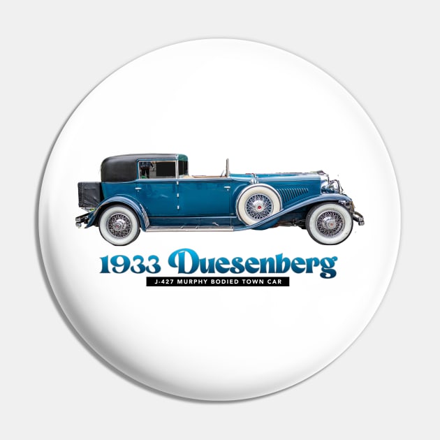 1933 Duesenberg J-427 Murphy Bodied Town Car Pin by Gestalt Imagery