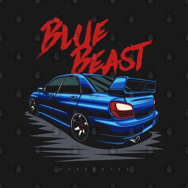 Blue Beast by Markaryan