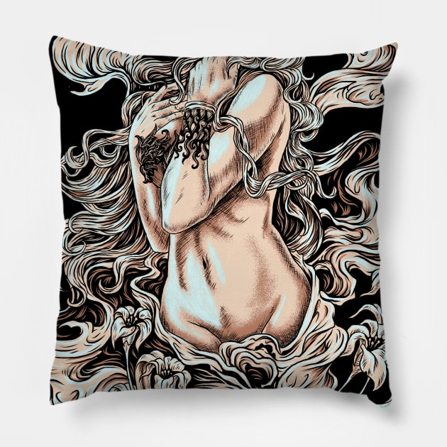 Aphrodite Pillow by Johanrahadi