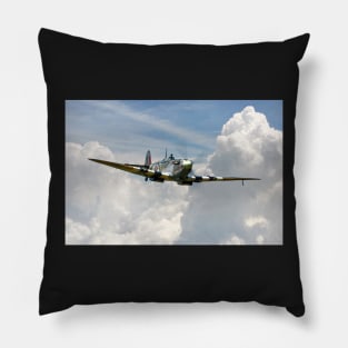 Spitfire Portrait of a Hero Pillow