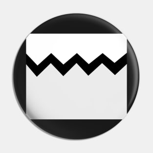 Abstract zigzag - gray, black and white. Pin