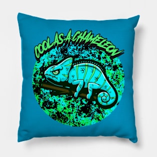 Cool As A Chameleon Pillow