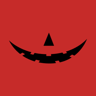 Black halloween pumpkin face - Halloween 2020 mask T-Shirt