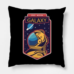 Space Mission Galaxy Pillow