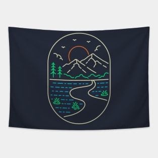 Adventure Track Tapestry