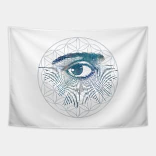 Flower of Life - Eye of the Believer Tapestry