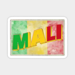 Mali Vintage style retro souvenir Magnet