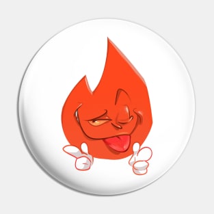 Flirt Flame Pin