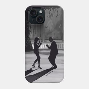 Fellini 8 1/2 Illustration - Dance Scene Phone Case