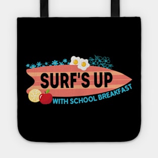 Surf's Up with School Breakfast Tote