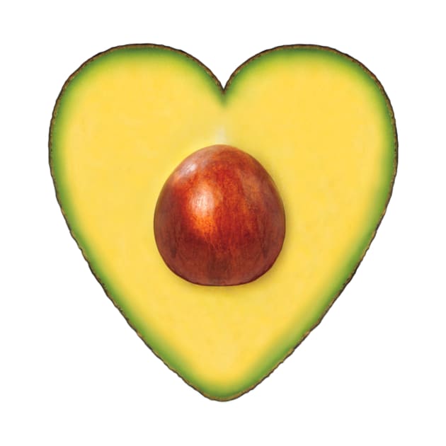 Avocado Heart by Vintage Dream