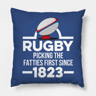 Funny Rugby Joke Rugby 1823 Pillow