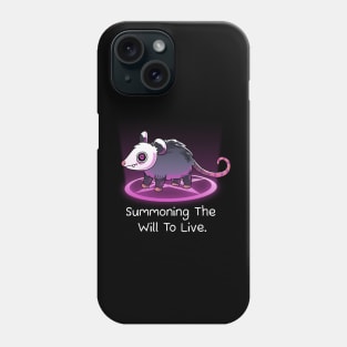 Opossum - Summoning The Will To Live Phone Case