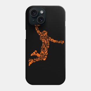 Michael Jordan jumping Phone Case