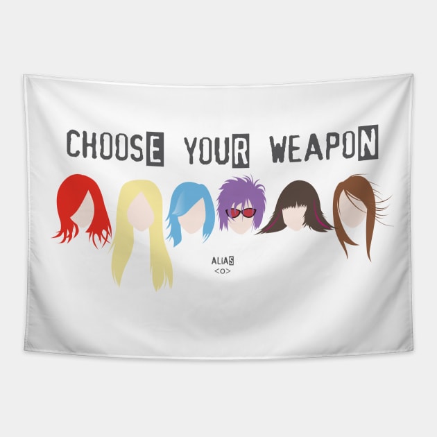 Choose Your Weapon - Alias Tapestry by isasaldanha