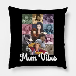 Vintage 90’s Mom Vibes Funny Mom Life Mother's Day Pillow