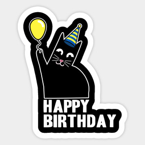 Happy Birthday Geburtstag Susses Geschenk Katze 18 Birthday Cat