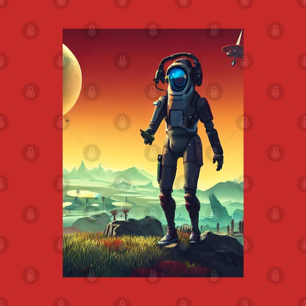 No Mans Sky - Traveler Greetings by AfroMatic