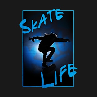 Skate Life - Boy in a skate board T-Shirt