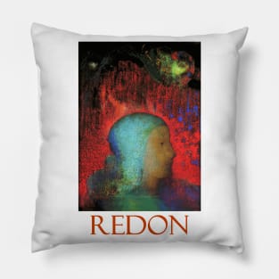 Joan of Arc by Odilon Redon Pillow