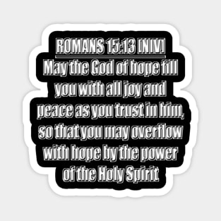 Romans 15:13 Bible Verse NIV Text Magnet