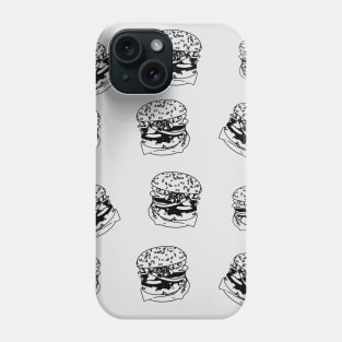 Burger Shop Style Pattern Phone Case