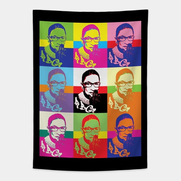 The Notorious RBG Tapestry by skittlemypony