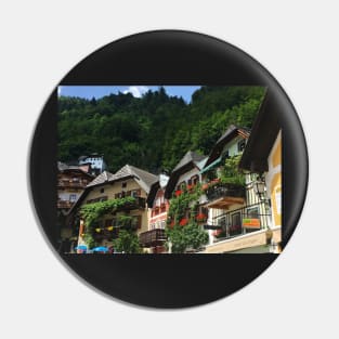 Mountain Houses in Hallstatt Austria Pin